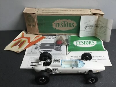 Coche de carreras TESTORS de colección GAS POWER Tether Sprite nuevo en caja original con calcomanías Foto 1 de 4