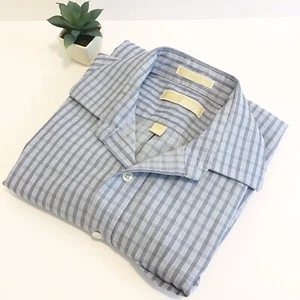 Mens Michael Kors Long Sleeve Button Down Medium Neck 15.5 - Picture 1 of 5