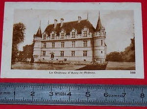 CHROMO PHOTO CHOCOLATERIE DE ROYAT 1930-1939 CHATEAU AZAY LE RIDEAU INDRE LOIRE - Picture 1 of 2