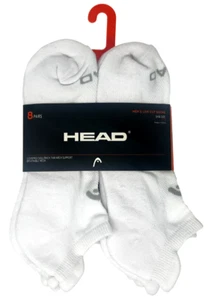 HEAD MEN'S LOW CUT BACK TAB 8 PAIRS SOCKS SIZE 7-12 - Picture 1 of 2