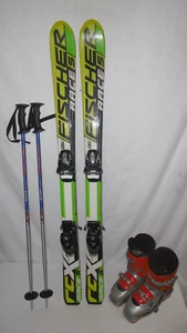 FISCHER " RACE " SKI JUNIOR ALLROUND CARVER 120 CM + BOTAS ESQUÍ TALLA:36 EN SET - Imagen 1 de 6