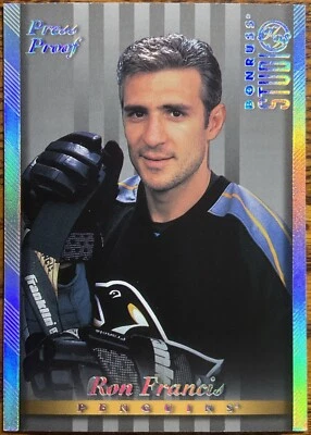 1997-98 Donruss Studio Press Proofs Silver Ron Francis #74 #’d /1000 - Image 1 of 2