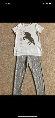 Girls Unicorn Outfit Age 7-8 TU - Image 1 of 4