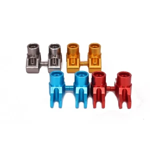 2x Portador de eje de buje trasero de aleación para coche modelo RC 1/10 Kyosho Optima 4x4 nuevo - Imagen 1 de 14