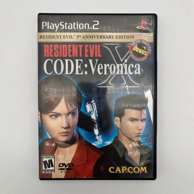 PlayStation 2 RESIDENT EVIL CODE Veronica X PS2 Dual Disc No Manual - Image 1 of 4
