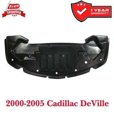 Plastic Black For 2000-2005 Cadillac DeVille New Lower Engine Under Cover Foto 1 de 4