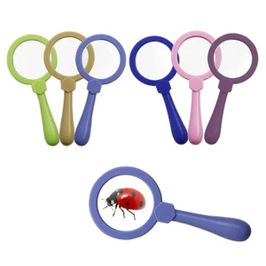 Magnifying Glass for Kids Handheld Magnifier Plastic Magnifying Glass Hand Le... - Picture 1 of 7