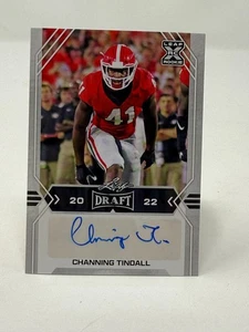 2022 Leaf Draft Autographs Channing Tindall Auto Georgia Bulldogs #BA-CT1 - Picture 1 of 2