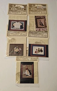 Butternut Road Cross Stitch Pattern Lot Of Five - Picture 1 of 11
