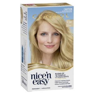 Clairol Nice N Easy 9.5A Natural Baby Blonde Permanent Haarfarbe Haarfarbe - Bild 1 von 4