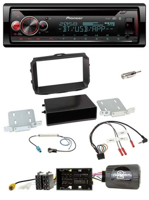Pioneer Lenkrad DAB CD Bluetooth USB Autoradio für Alfa Giulietta 940 Facelift 2 - Bild 1 von 4