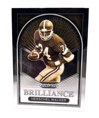 Herschel Walker #BR-14 Bulldogs Cowboys 2023 Panini Prizm Draft Picks Brilliance - Image 1 of 2