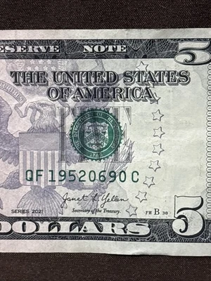 Fancy Note Dollar 19520690 June 9. 1952 - Image 1 of 4