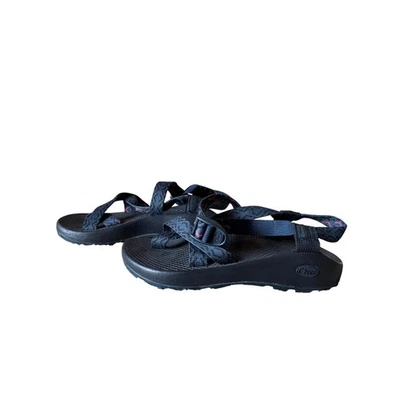 Chaco J106171 Blue Black Strapped Men's Size 7 Women's 5 Sandals - Image 1 of 4