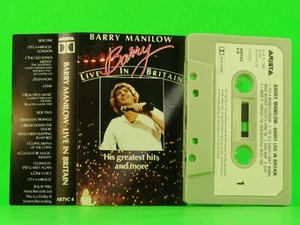 BARRY MANILOW LIVE IN BRITAIN (113) 12 Track Audio Cassette ARISTA - Picture 1 of 8