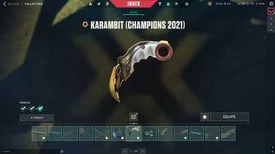 valorant compte champion 2021/2022/2023, 26 cut, 18 vandal, immortal 1, SkinRARE - Photo 1/4