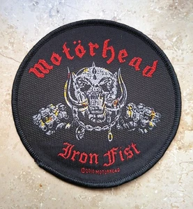 PATCH / AUFNÄHER - MOTÖRHEAD -- IRON FIST - HARD ROCK / HEAVY METAL - GEWEBT - Bild 1 von 2