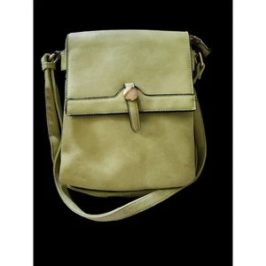 Unbranded lime green faux-leather crossbody bag - Picture 1 of 11