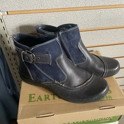 Earth Origins Gen.Gamuza Botas Repelentes al Agua, Azul Mujer Talla 8 M Tori Ret $150 Foto 1 de 4