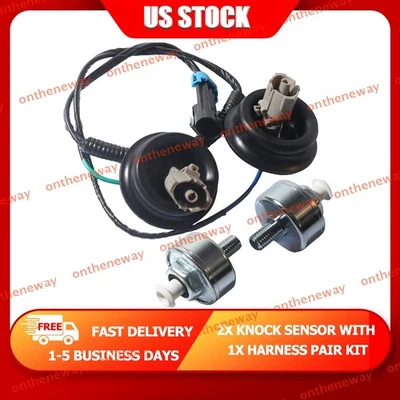 Kit de arnés sensor de golpeo Chevy Silverado 1500/GMC Sierra 2 piezas con cableado 12589867 Foto 1 de 4