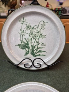 VTG Noritake Botanical Mountain Flowers stonewear 8343 SALAD PLATE Set Of 4 EXC - Picture 1 of 5
