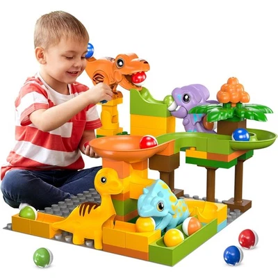Marble Runs for Kids 4-8,Marble Run for Kids Ages 3-5 with Dinosaur Building ... - Image 1 of 4