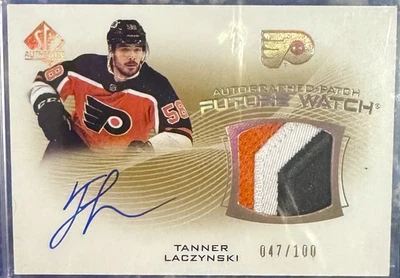 2021-22 SP Authentic - Future Watch Auto Patch Tanner Laczynski #FWAP-TL /100... - Image 1 of 2