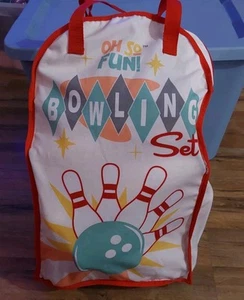 Mindware Oh So Fun Deluxe Juego de Bolos Juego a Gran Escala con Bolsa Completa - Imagen 1 de 4