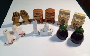 Vintage Salt and Pepper Shakers Some Made in Japan  - Lot of 6 Pairs - Picture 1 of 13