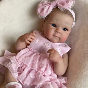 Lovely Bettie 45CM Full Body Soft Vinyl Girl Doll, Painted Baby with Hair, Kids - Picture 1 of 6