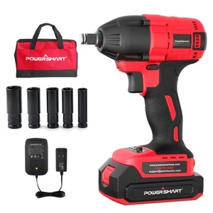 Brushless Cordless Impact Wrench 1/2 In. with Friction Ring, 2.0Ah 20V Batter... - Picture 1 of 6