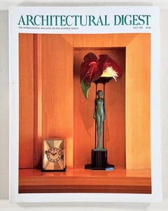 1995 Jul ARCHITECTURAL DIGEST Frank Lloyd Wright in LA MANHATTAN WOOD MODERNISM - Picture 1 of 8