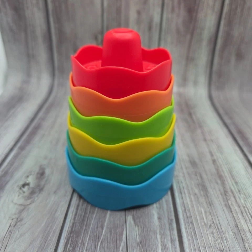 Discovery ToysStack & Spin 旋转上衣益智玩具 ~ 二手 ~ 清洁 ~ 形状良好 — 第 1/4 张图片