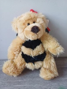 Vintage Plush Russ Berrie Breezy Bee Teddy Bear 7-9in Tall - Picture 1 of 8