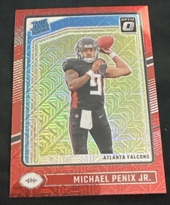 2024 Panini Donruss Optic - Rated Rookie Michael Penix Jr. #279 Red Mojo - Foto 1 di 2