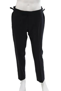 Tom Ford Mens Wool Pleated Straight Leg Dress Pants Dark Navy Size 48R - Imagen 1 de 7