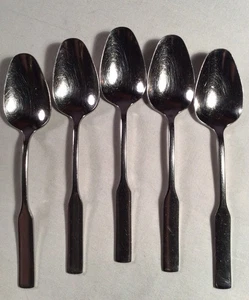 Set 5 Oneida Deluxe Antares Edelstahl Teelöffel 6 1/8 Zoll - Bild 1 von 2