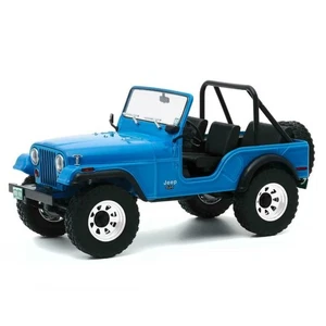 Greenlight 19079 1/18 Jeep CJ-5 Mork & Mindy 1978 - 1982 TV Series Blue Model - Picture 1 of 6
