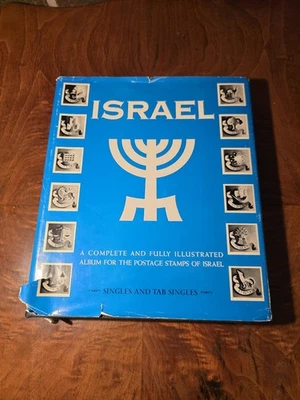 1960 Israel Minkus Stamp Collection hardcover Over 150 Stamps - Image 1 of 4