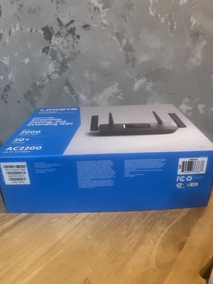 Linksys Max- Stream Tri- Band Mesh WiFi 5 Router,   AC2200,  MR8300 New In Box - Image 1 of 4