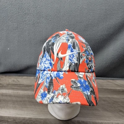 Gorra Nike Gorra Correa Trasera Para Hombre Talla Única Roja Floral Heritage86 Swoosh Bordado Foto 1 de 4