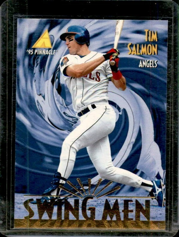 1995 Pinnacle - [Base] #286 - Tim Salmon Swing Men - Image 1 of 1