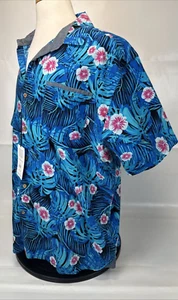 Elvis Presley Blue Hawaii Mens XL Shirt Hawaii Elvis’ Blue Aloha Shirt - Picture 1 of 13