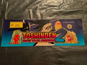 Battle Arena Toshinden 2 LAI Arcade Machine Marquee / Artwork - Picture 1 of 2