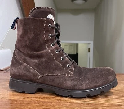 Hombres Moncler Marrón Gamuza Con Cordones Botas de Combate Talla 42 8.5 EE. UU. Foto 1 de 4