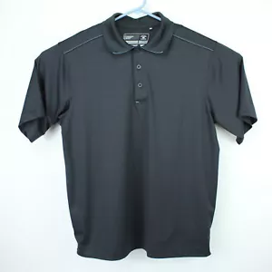Cutter & Buck Men's Short Sleeve Black DryTec Polo Shirt Size M - Picture 1 of 6