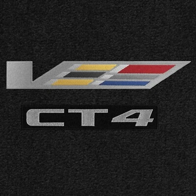 Lloyd Mats Ultimat Cadillac CT4-V Double Logo Front Floor Mats (2020-2025) - Image 1 of 4