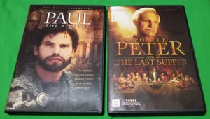 2 Used DVDs APOSTLE PETER Bruce Marchiano and PAUL THE APOSTLE Johannes Brandrup - Imagen 1 de 4