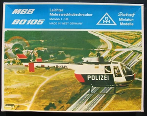 Roskopf 39 - MBB Bo-105 Hubschrauber POLIZEI - 1:100 Helicopter Model Kit RMM - Bild 1 von 4