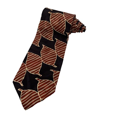HUGO BOSS Men's Multicolored Geometric Classic Made in Italy 100% Silk Neck Tie - Imagem 1 de 4